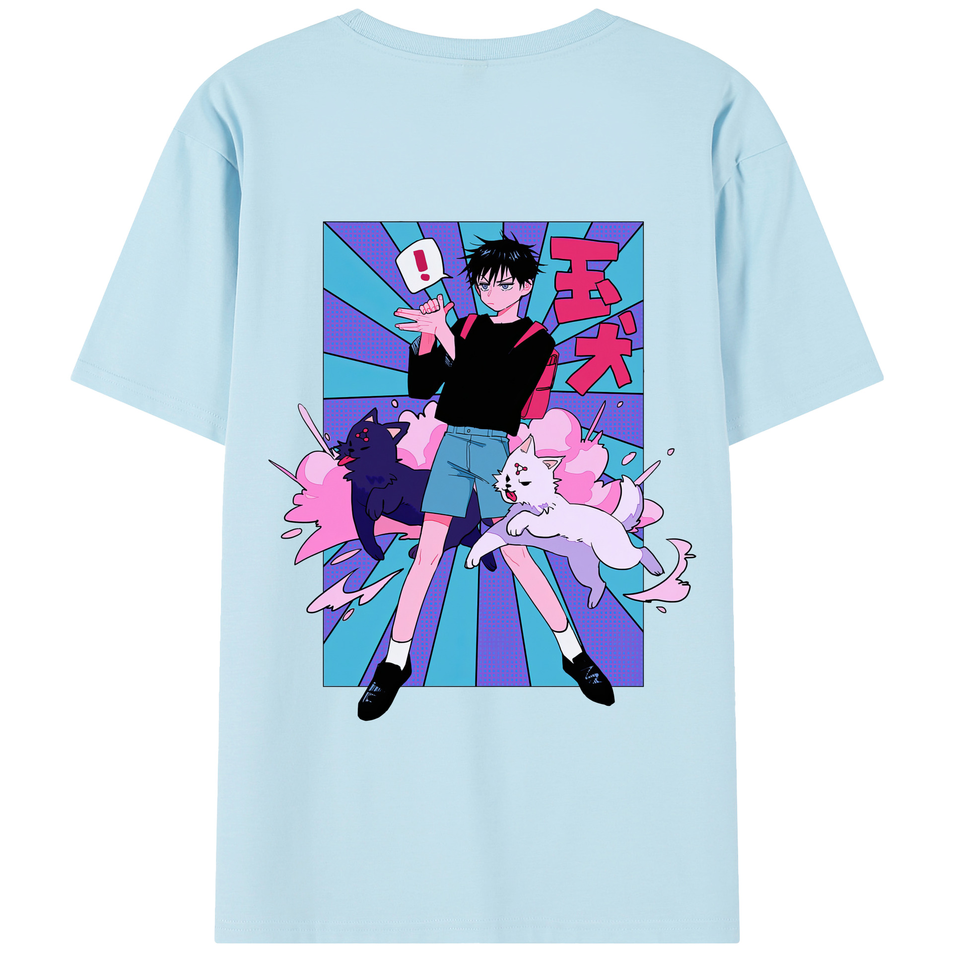 （画像用） 呪術廻戦 Jujutsu Kaisen 綿100％半袖Tシャツ（背面プリント）